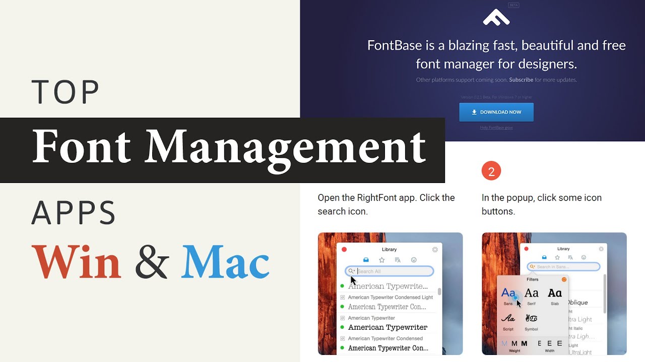 best free font manager for mac